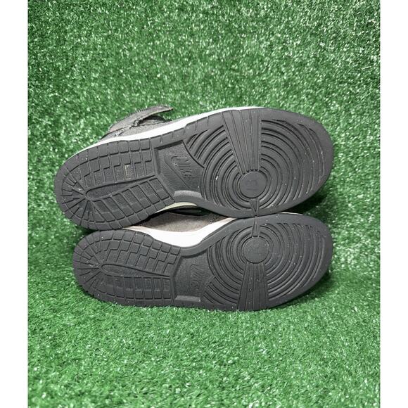 Vintage Nike Dunk High Denim Pack 2011 Gray Fleece Womens Size 6.5 Kids Size 5 - Picture 8 of 10